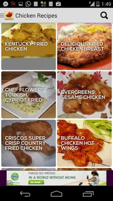 Recetas de pollo android App screenshot 2