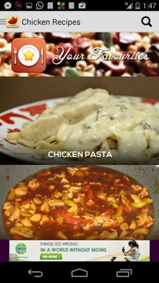 Recetas de pollo android App screenshot 5